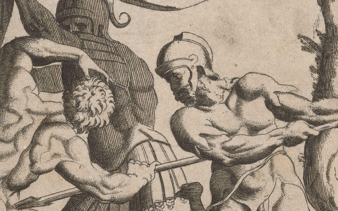 פנחס הורג את זמרי, איטליה, המאה ה-16, מתוך ויקיפדיה