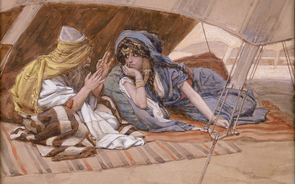 אברהם ושרה יושבים באוהל , מתוך ויקיפדיה