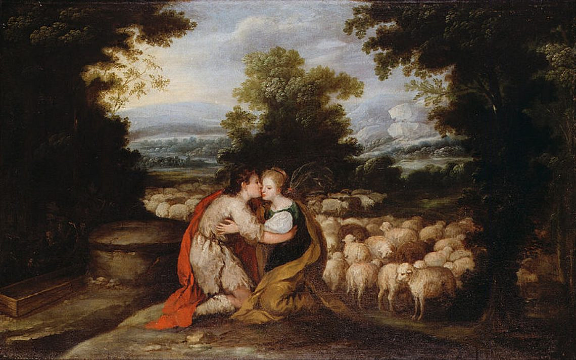יעקב מנשק את רחל ליד הבאר, וקיפדיה