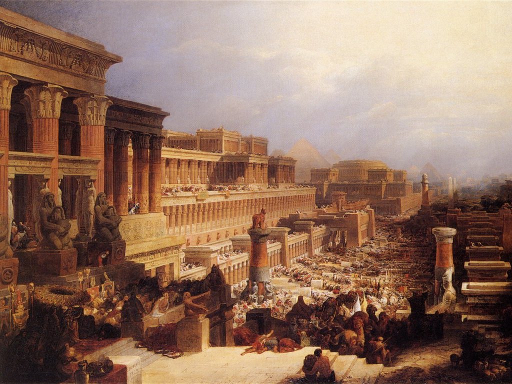 The Israelites Leaving Egypt By David Roberts