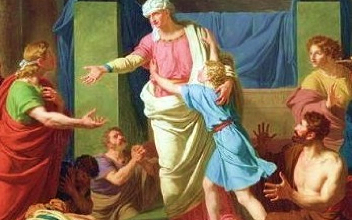 Joseph identified by his brothers (1789 painting by Charles Thévenin), wikimedia