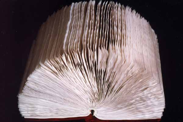 Helene Aylon, The Book That Will Not Close, 1999. Mixed media