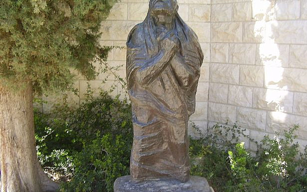 פסל איוב של נתן רפפורט ביד ושם בירושלים (1968)
