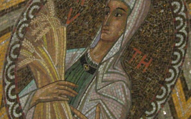 דמותה של רות בכנסיית הדורמיציון בירושלים, 1955-1890