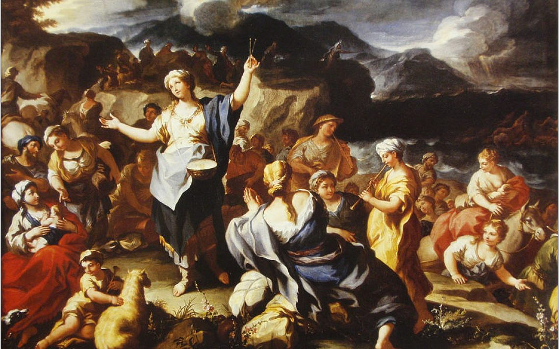 מרים ונשות ישראל שרות את שירת הים, המאה ה-18