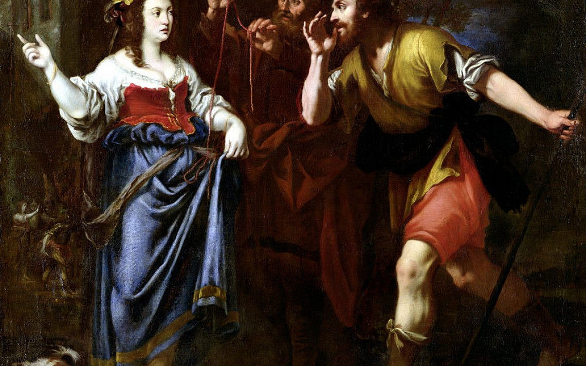 רחב והמרגלים של יהושע, צייר לא ידוע, המאה ה-17